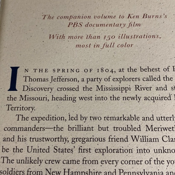 LEWIS sand CLARK THE JOURNEY of CORPS of DISCOVERY PBS D DUNCAN & KEN BURNS EUC - Picture 4 of 7